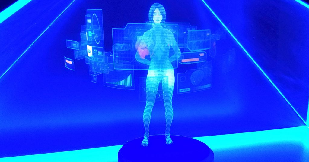 Selbstgebaut: Microsofts Cortana als DIY-Hologramm