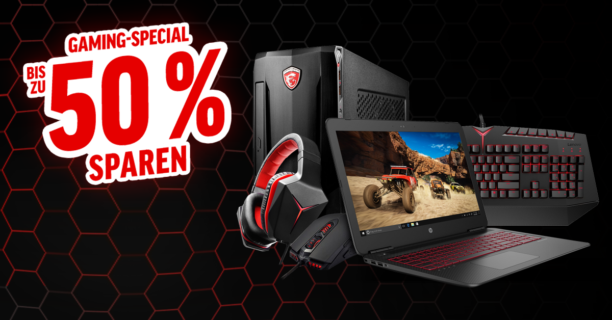 Bis zu 50% Rabatt: Gaming-Special bis zum 6. Juni