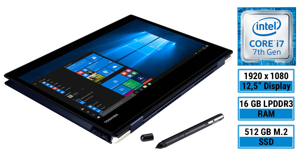 Test: Toshiba Portégé X20W-D-111 – das weltweit flachste und leichteste 2-in-1 Business-Notebook