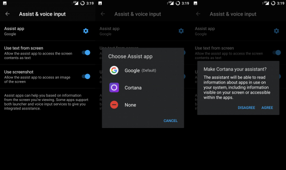 Cortana unter Android einrichten