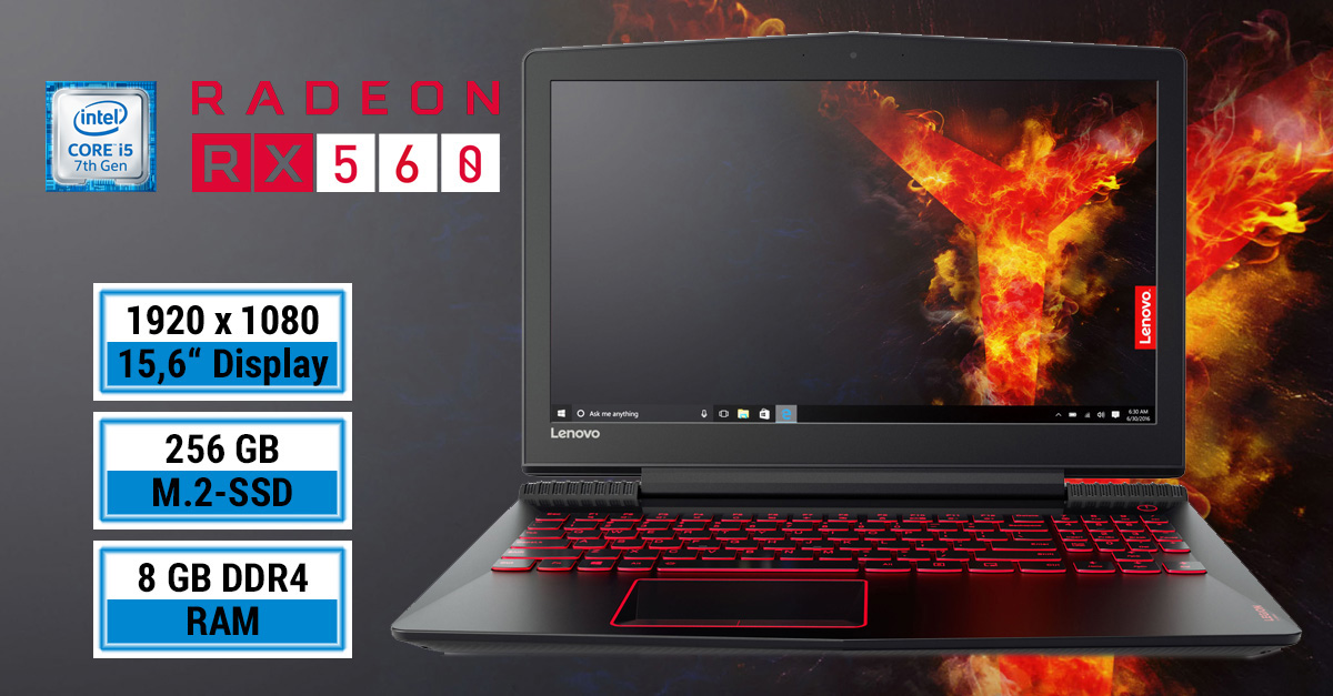 Lenovo Legion Y520-15IKBA – Multimedia-Notebook mit Gaming-Ambitionen im Test