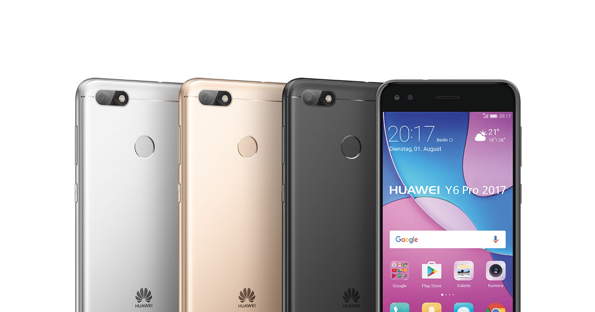 Huawei Y6 Pro 2017 vorgestellt