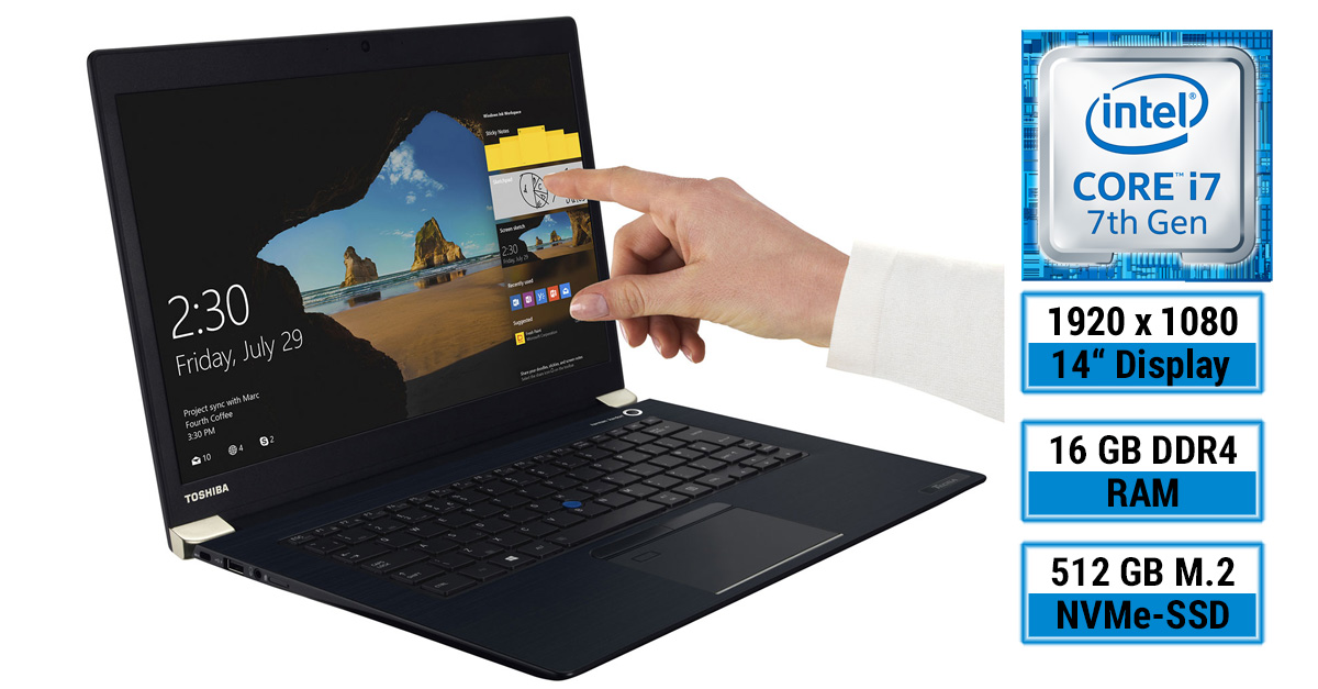 Toshiba Tecra X40-D – Business-Ultrabook mit 14 Zoll Touchdisplay im Test