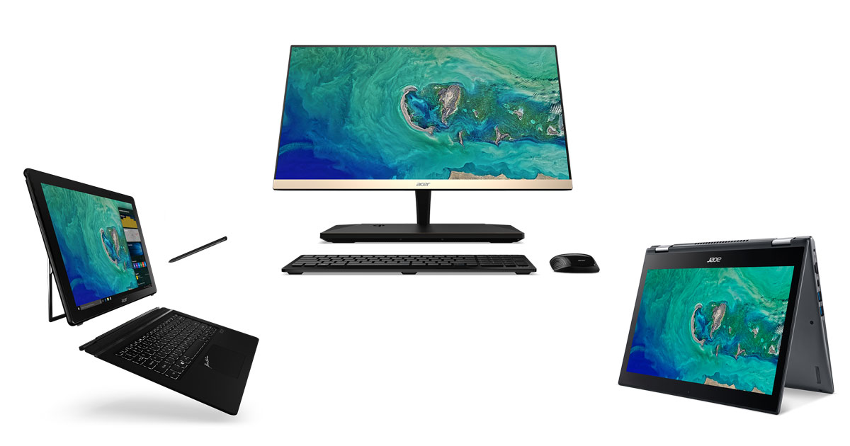 IFA 2017: Acer zeigt neue Notebooks, Convertible, 2-in-1, Chromebook und All-in-One PC