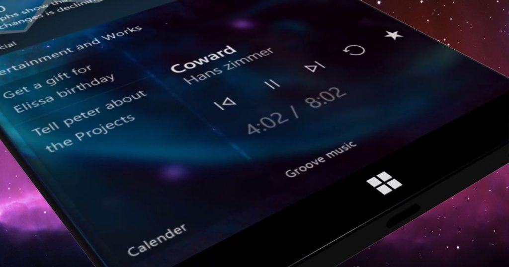 Wunderschönes Konzept: Surface Phone mit Fluent Design