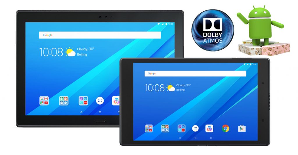 Zwei Lenovo Tab4 Tablets mit Full HD-Display und Dolby Atmos im Test