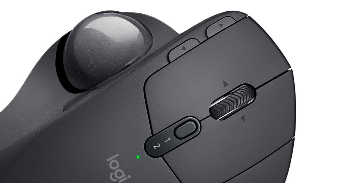 Logitech MX Ergo: Schräge Trackball-Maus