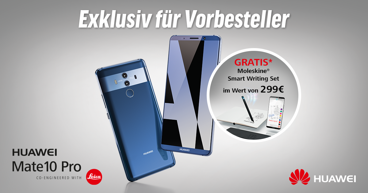 HUAWEI Mate 10 Pro: Vorbesteller Bonus sichern