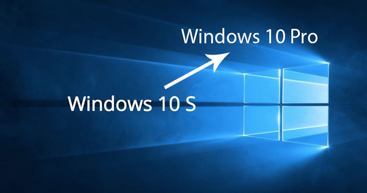 Wechsel von Windows 10 S auf Windows 10 Pro dauerhaft kostenlos. Wenn…