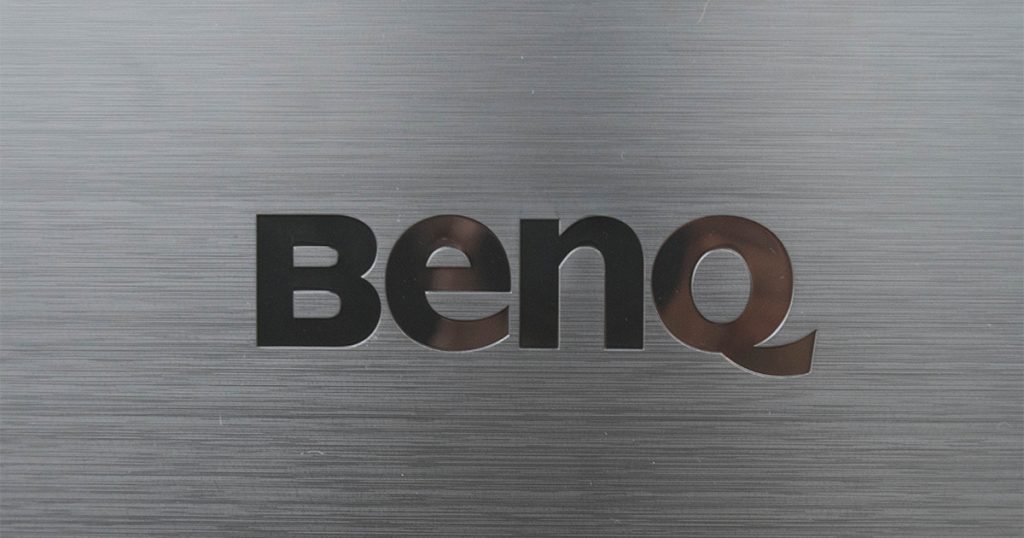 benq ew277hdr monitor benq logo rückseite