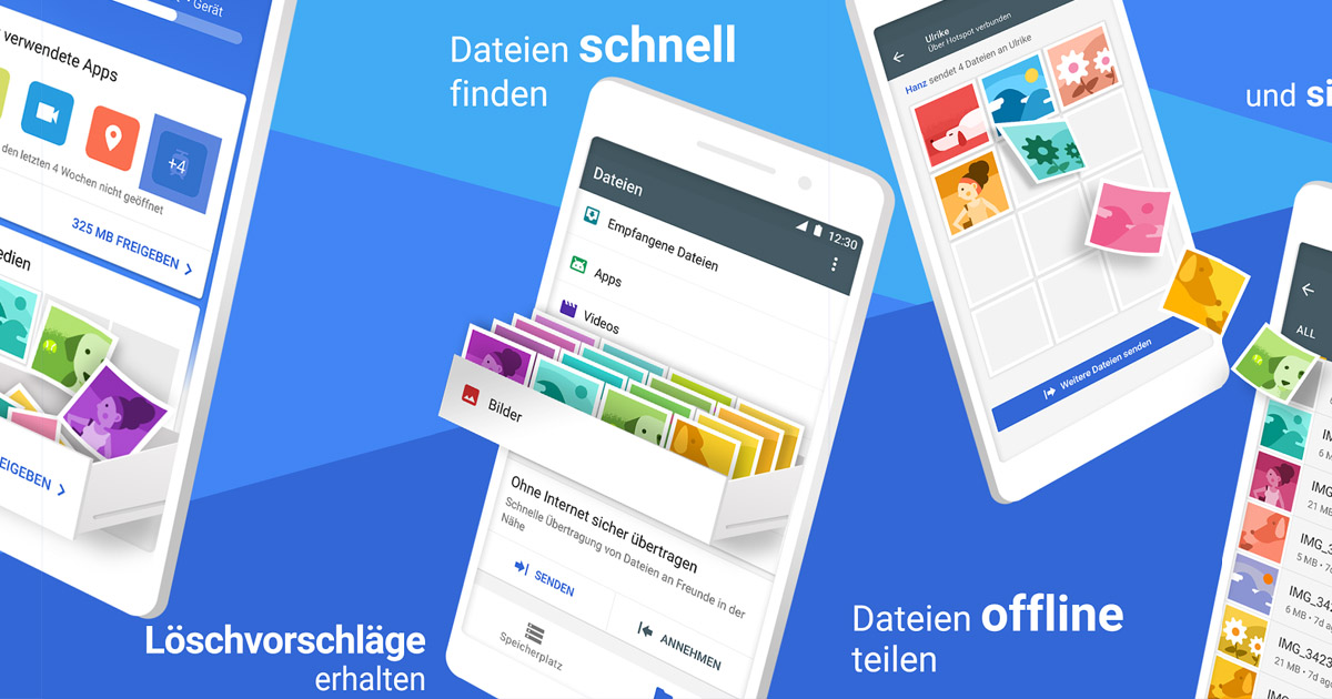 Google Files Go: endlich für SD-Karten und Tablets verfügbar