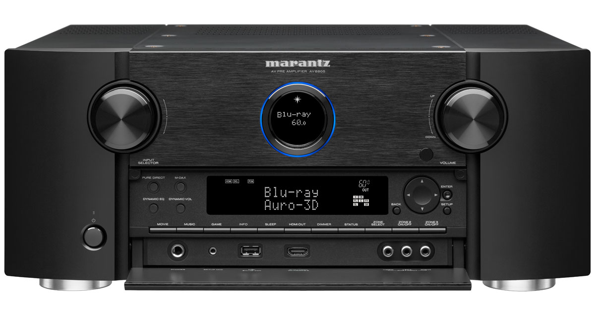Marantz AV8805 – High End AV-Vorverstärker auf der CES 2018