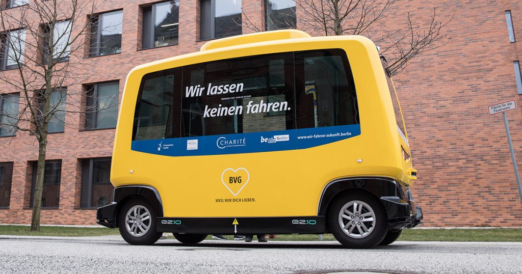 Autonomes Fahren – Fahrerlose Klein-Busse in Berlin