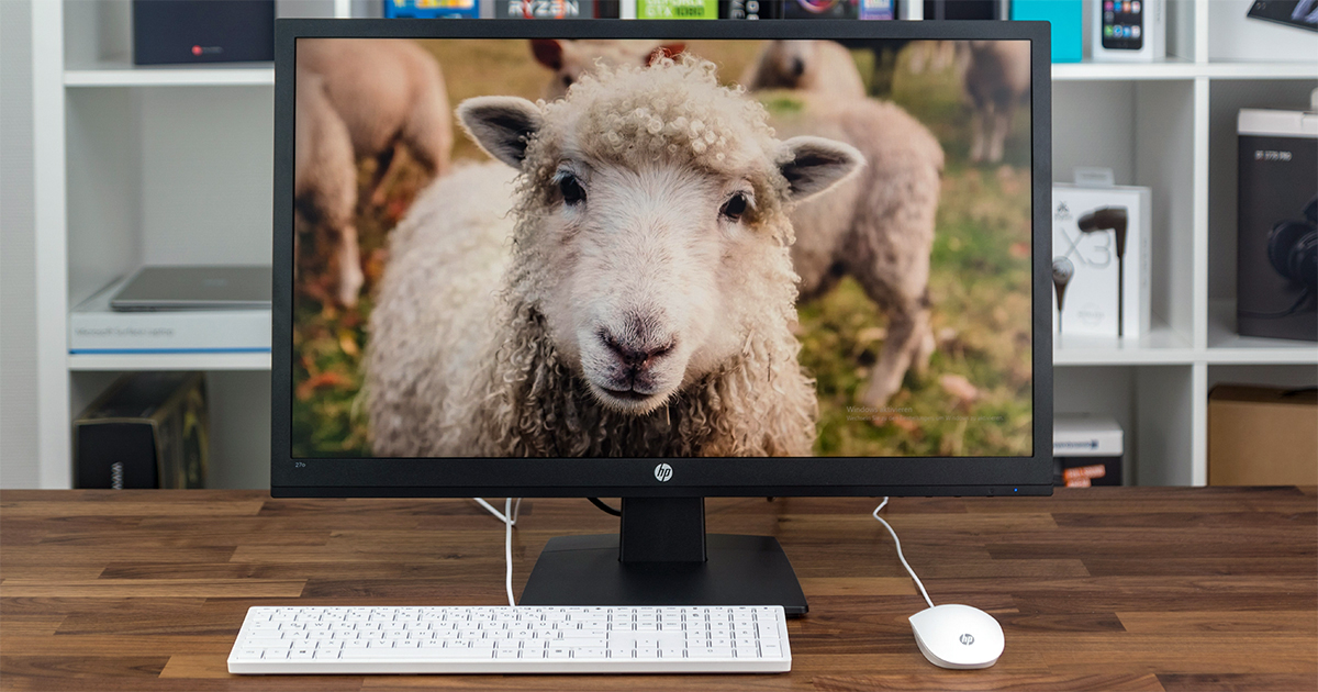 HP 27o: 27 Zoll-Monitor mit Full HD zum Schnäppchenpreis