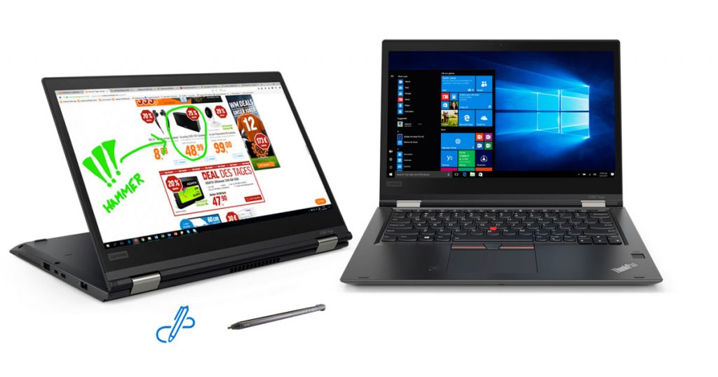 Lenovo ThinkPad X380 Yoga – Robustes Convertible-Notebook im klassischen Business-Look mit vielen Extras