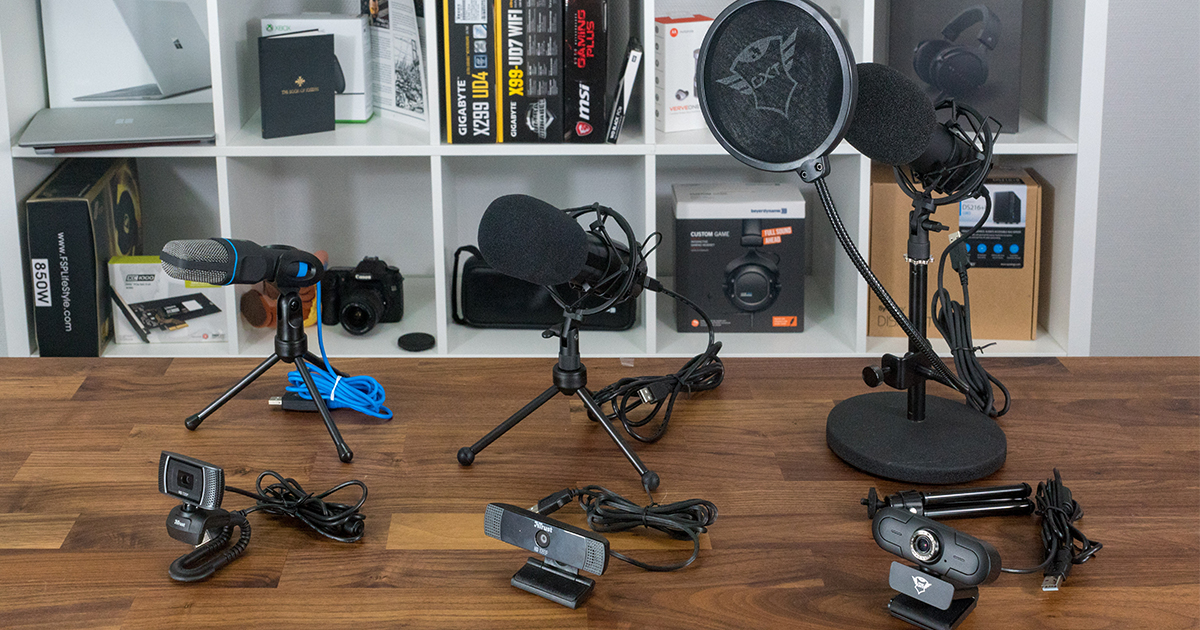Trust Bundles: Streaming-Webcams und -Mikrofone für Einsteiger und Fortgeschrittene
