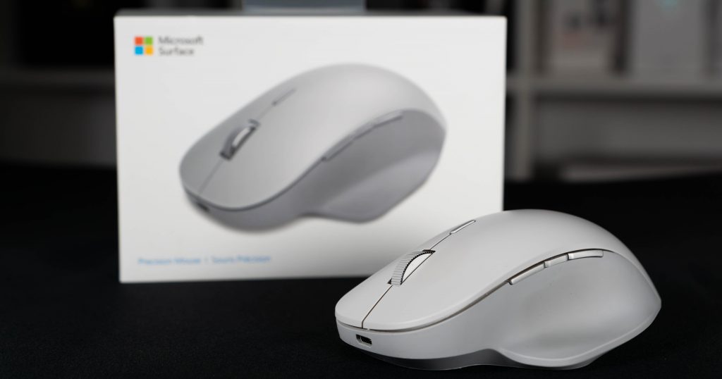 Getestet: Microsoft Surface Precision Mouse – klein, grau, praktisch