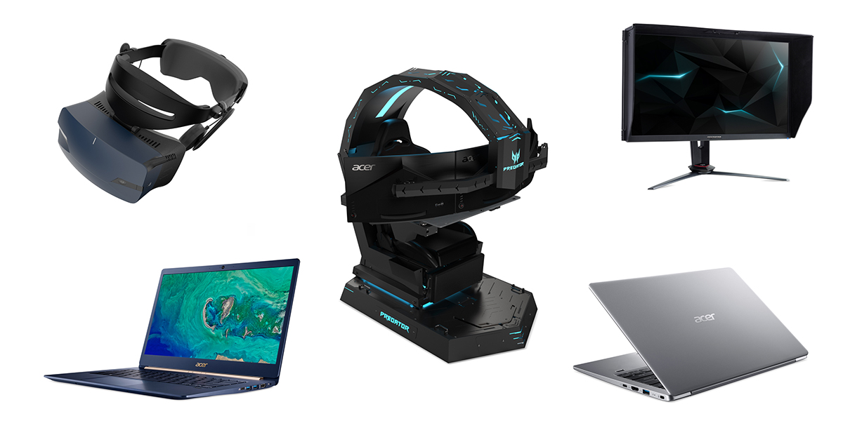 [IFA 2018] Neue ultraleichte Notebooks, Gaming-„Zubehör“ und mehr von Acer