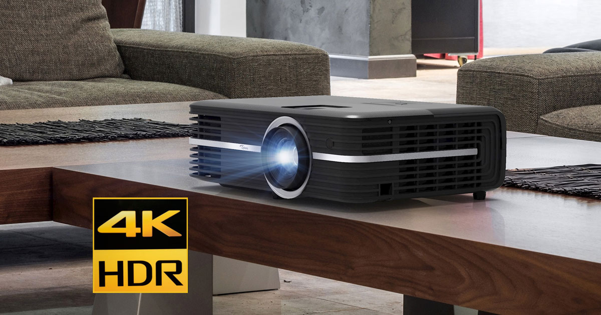 Optoma UHD350X – 4K Beamer mit sehr hohem Kontrast und Zwischenbildberechnung [Tester gesucht]