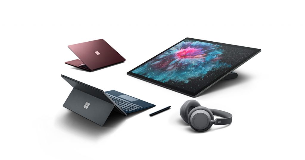 Microsoft Surface Pro 6, Surface Laptop 2, Surface Studio 2 und Surface Headphones vorgestellt