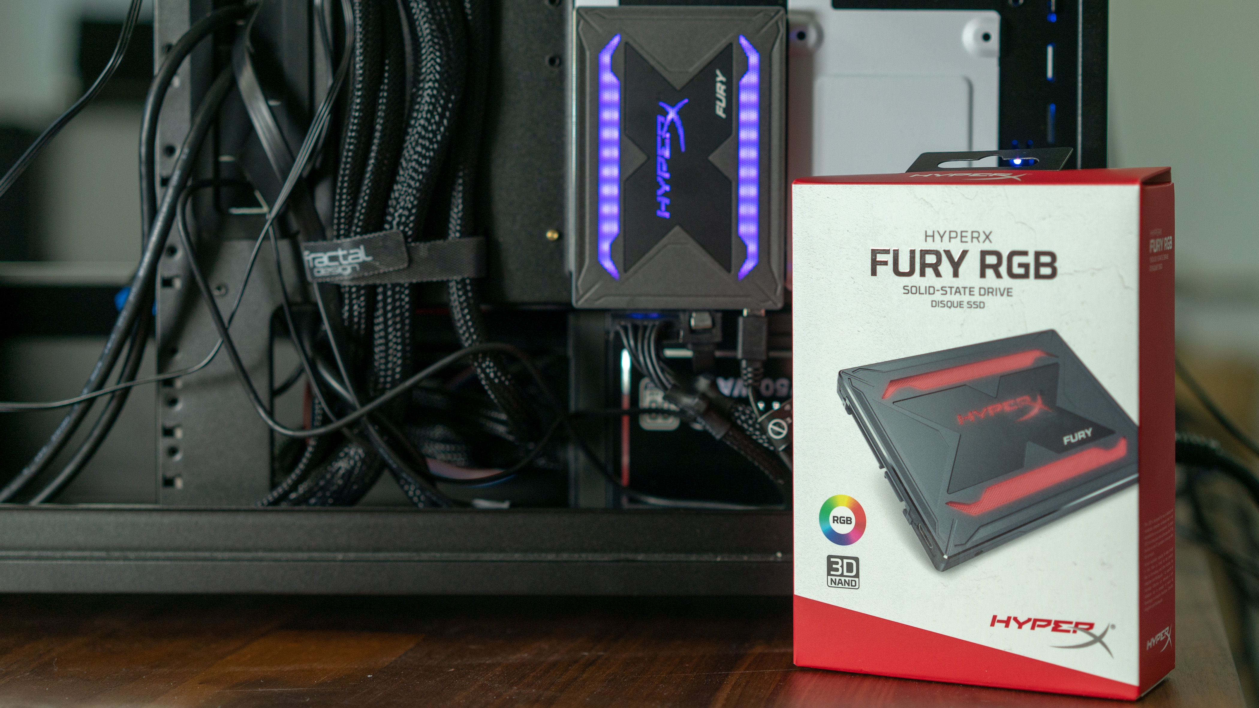 HyperX FURY RGB – Wie viel LED braucht eine SSD?