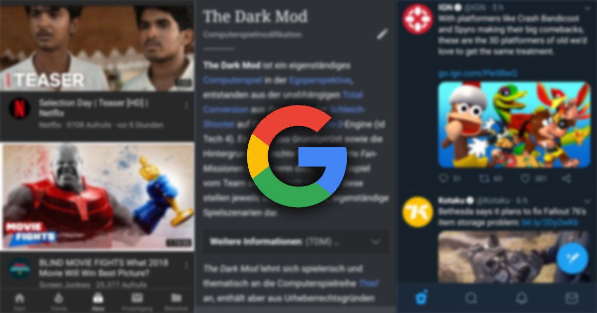 Google räumt ein: Weiß als Grundfarbe für Android war nicht die beste Idee