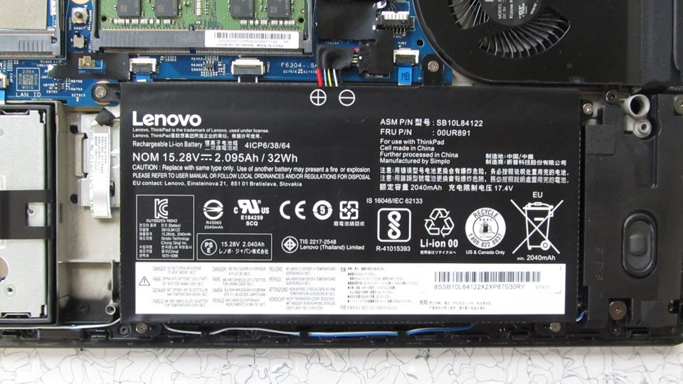 Lenovo ThinkPad P52s Innen_4