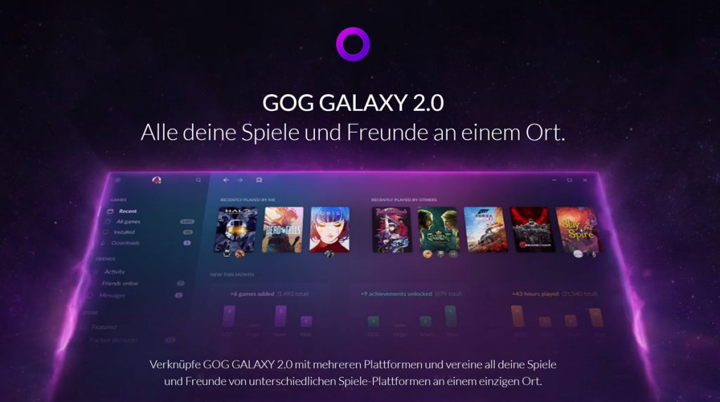 All eure Games & Freunde an einem Ort: GOG Galaxy 2.0 angekündigt
