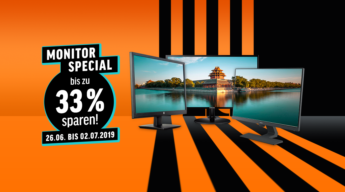 Spart bis zu 33% bei unserem Monitor-Special