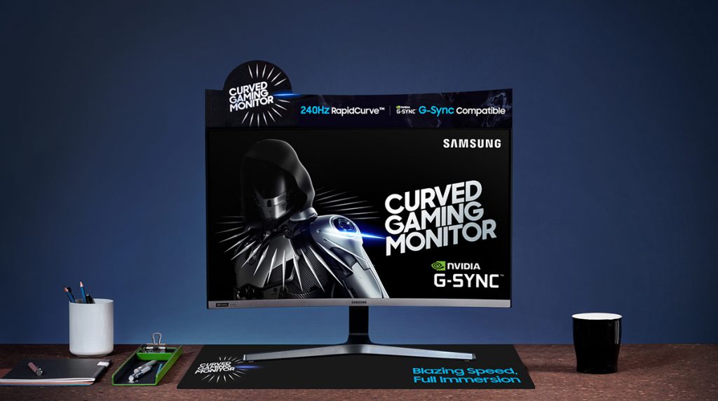 Samsung stellt 27-Zoll-Monitor LC27RG5 mit 240 Hz und G-Sync vor