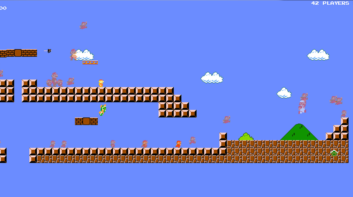 Battle Royale: Super Mario Bros. gegen 74 Spieler