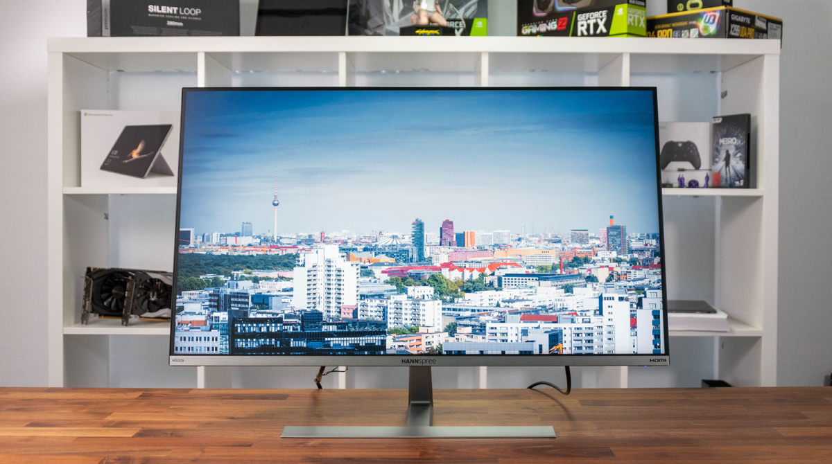 Hannspree HS329PQB: Großer und schlanker Office-Monitor im Test