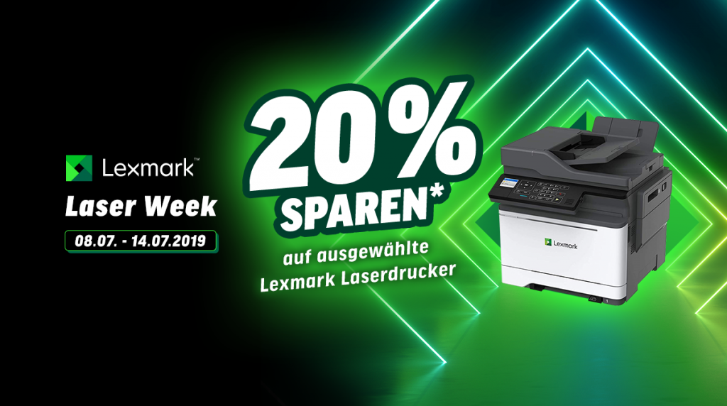 Lexmark Laser-Week: Spart 20% auf ausgewählte Laserdrucker