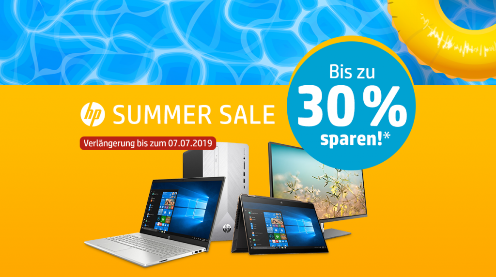 HP Summer Sale: Sommerliche Deals bei bis zu 30% Rabatt!
