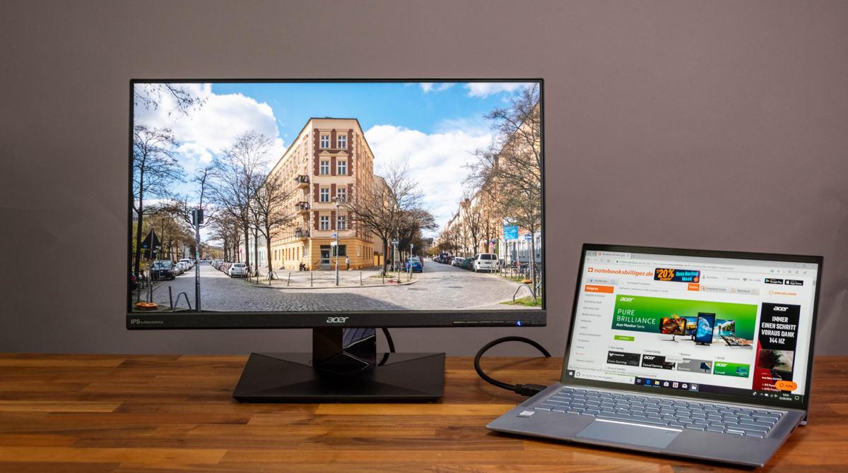 Acer CB241HYbmdpr im Test: Günstiger und guter Office-Monitor