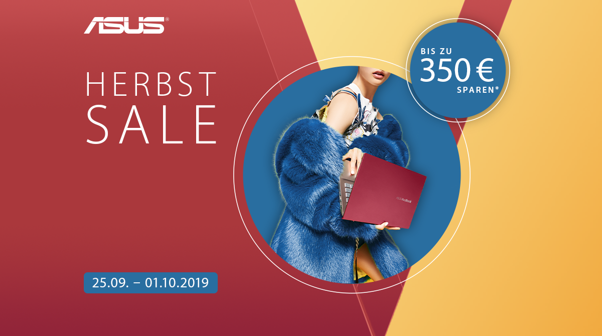 Bis zu 350 Euro Ersparnis beim ASUS Herbst Sale