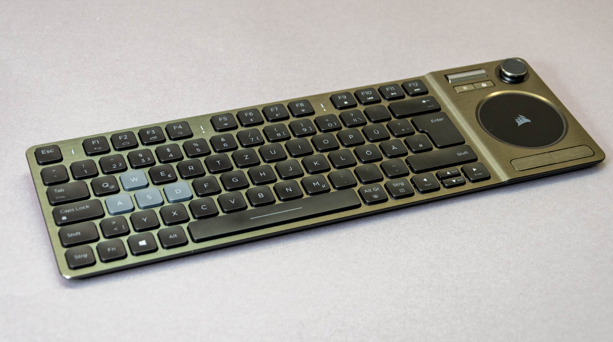 Tastatur für das Wohnzimmer: Corsair K83 Entertainment Keyboard im Test