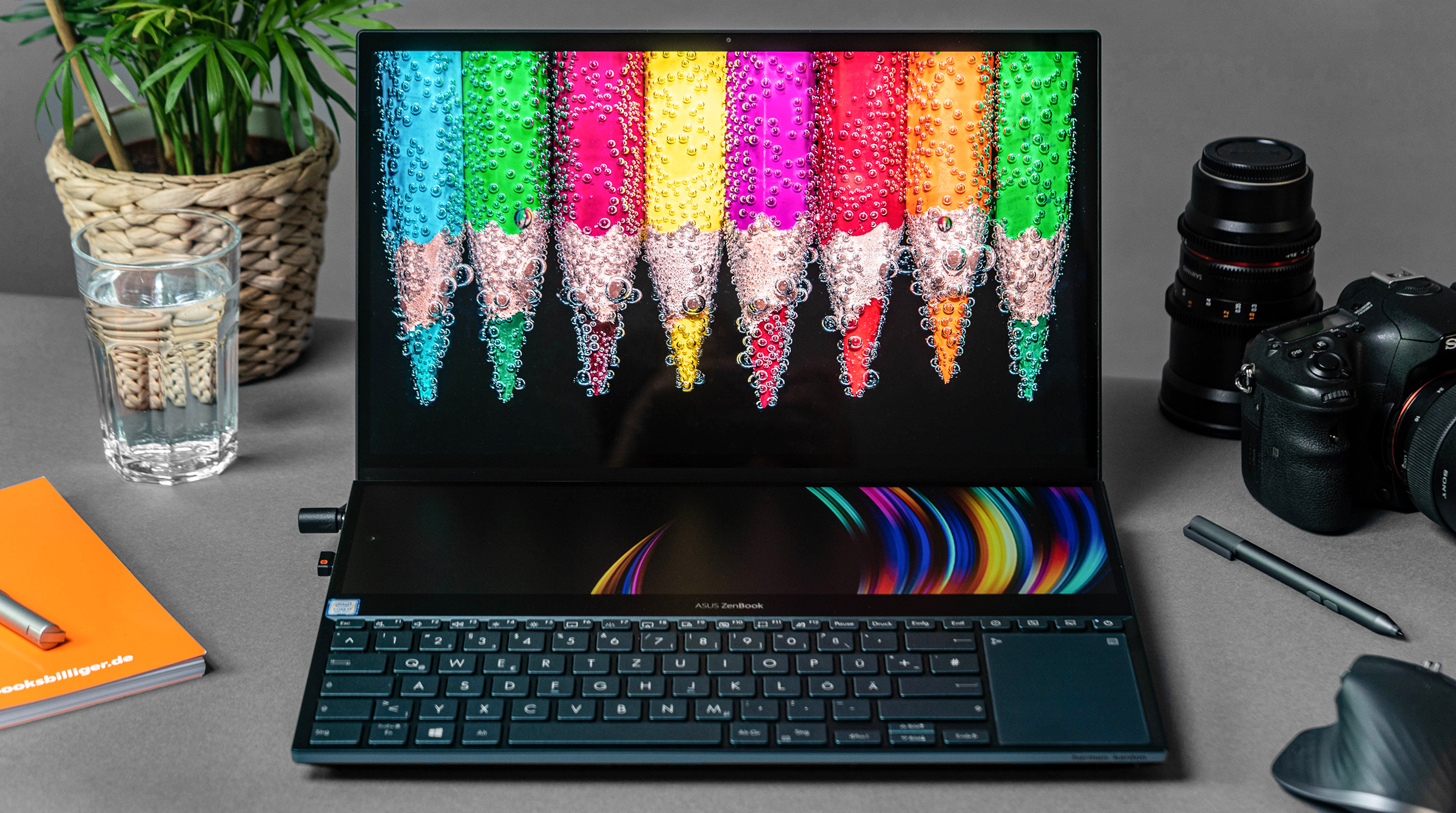 ASUS ZenBook Pro Duo im Test: zwei 4K-Displays im vielseitigen Creator-Notebook