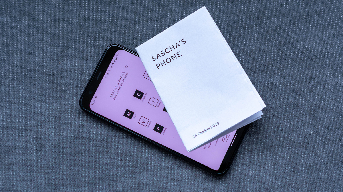 Digital Wellbeing: Unlock Clock und die Google-Idee vom Papier-Smartphone