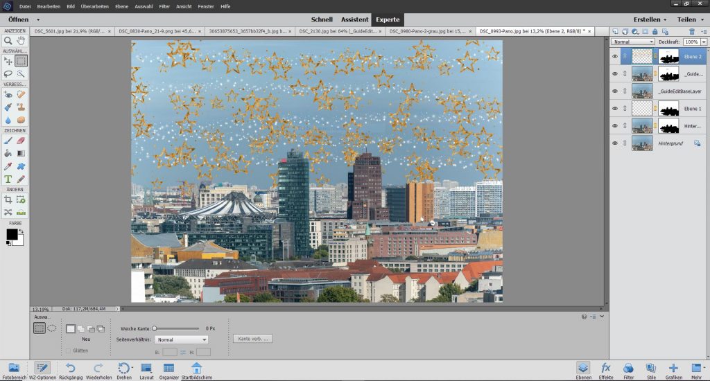 Musterpinsel Adobe Photoshop Elements 2020