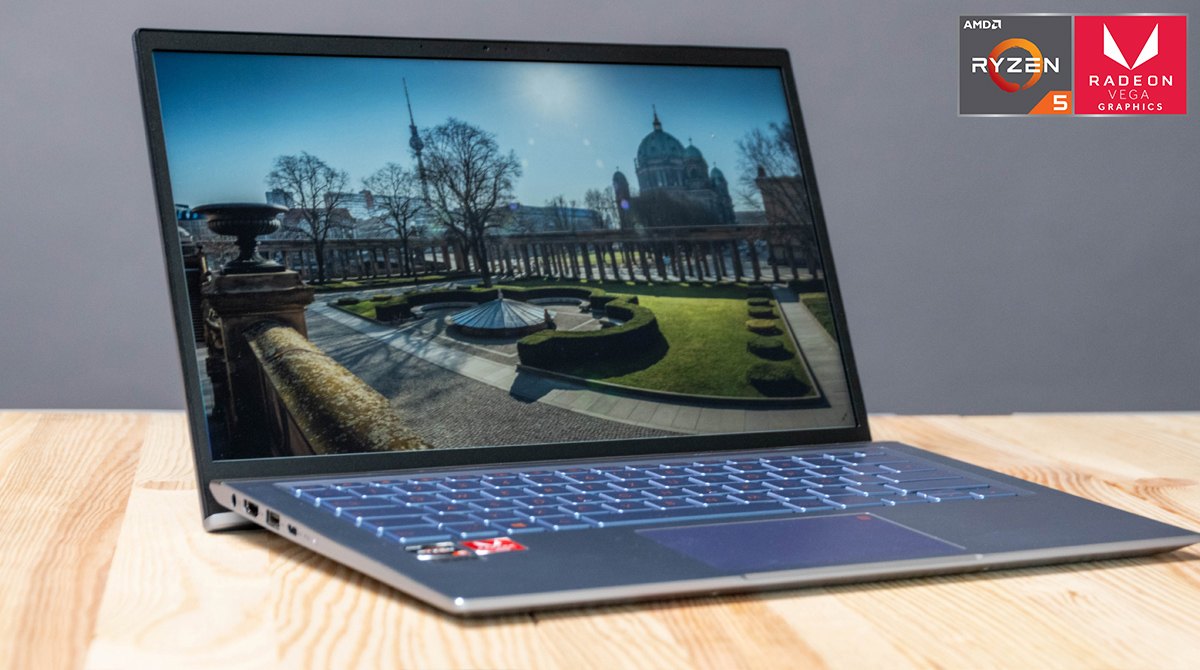 Asus ZenBook 14 mit Ryzen-CPU: Klein, leicht, schick und stark