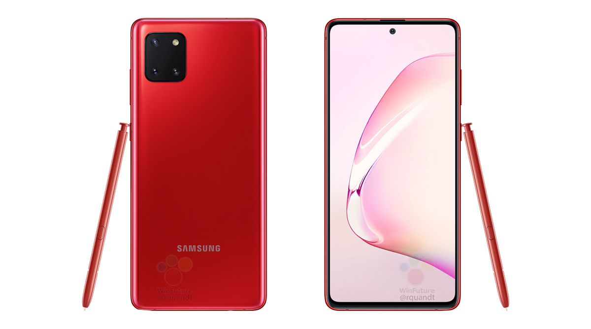 Specs des Galaxy Note 10 Lite geleakt