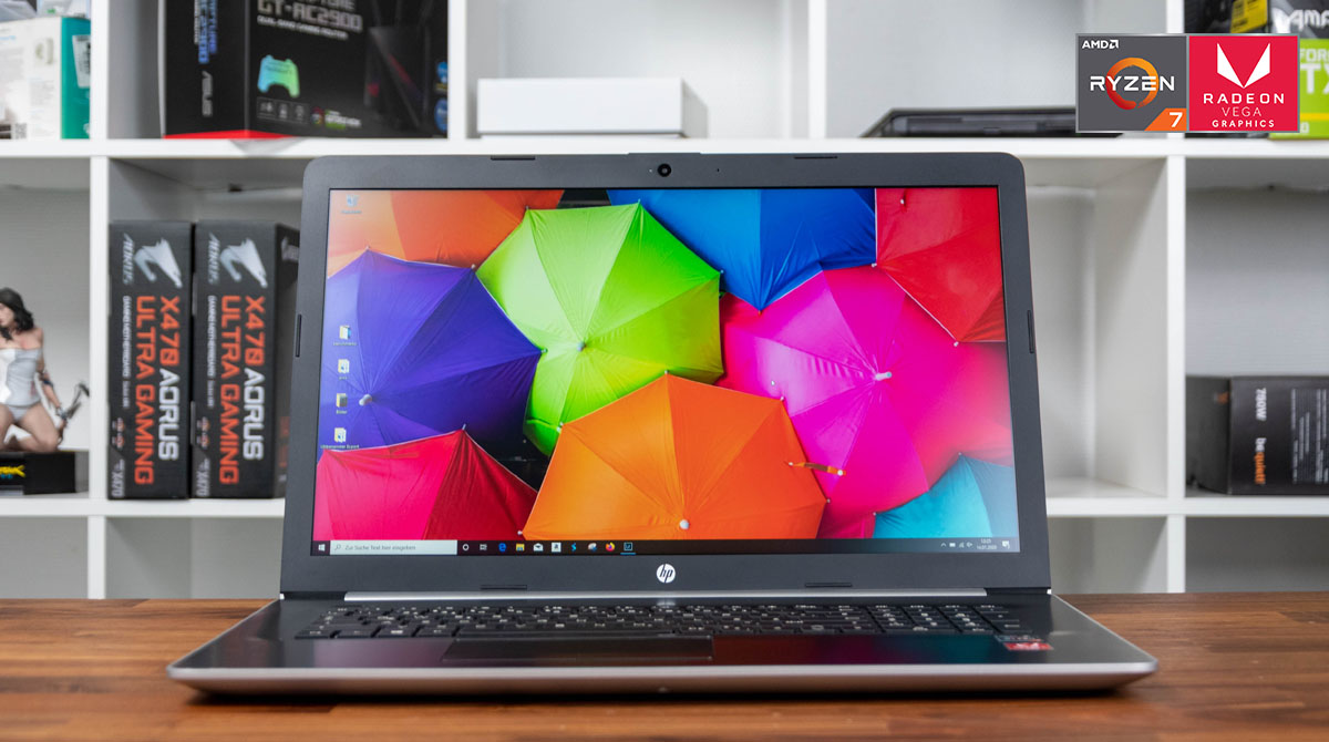 HP 17-ca1176ng im Test: Großes und leises Multimedia-Notebook mit AMD Ryzen 7-CPU