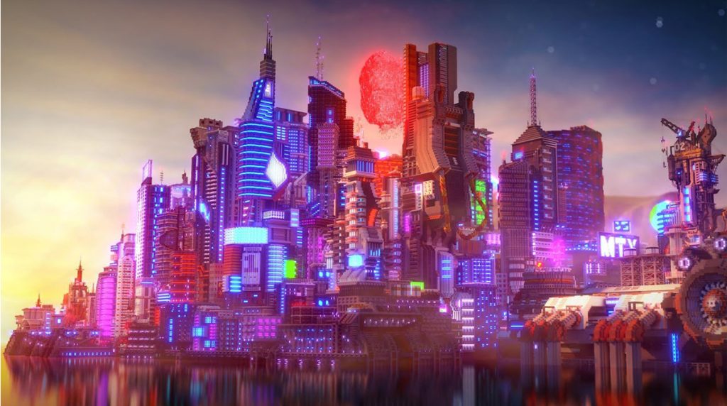 Cyberpunk 2077: Night City in Minecraft nachgebaut