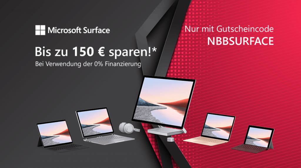Microsoft Surface Sale: Spare bis zu 150 Euro
