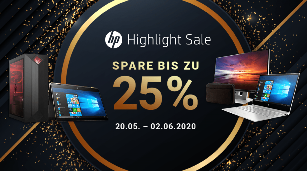 Spare bis zu 25% beim HP Highlight Sale
