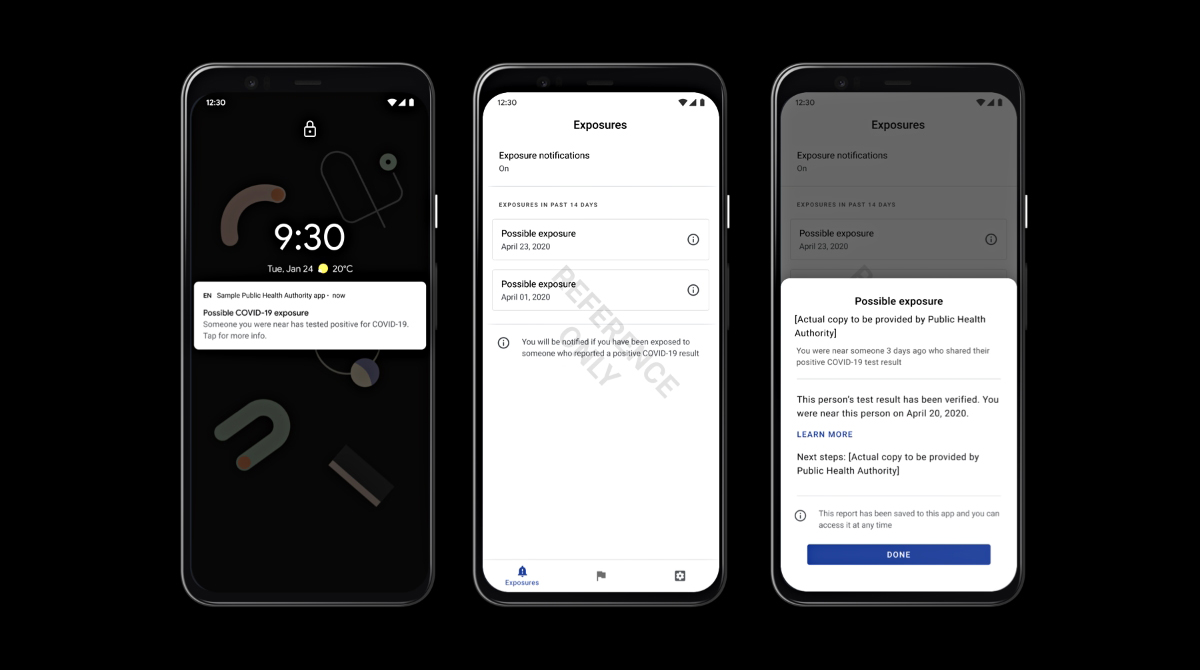 Apple und Google zeigen, wie die Corona-App aussehen soll