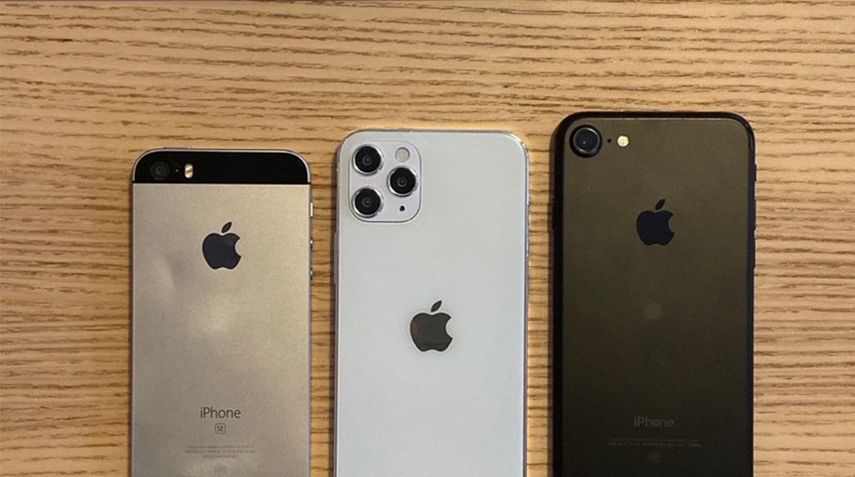 Apple iPhone 12: Größenvergleich mit originalen SE & 7er