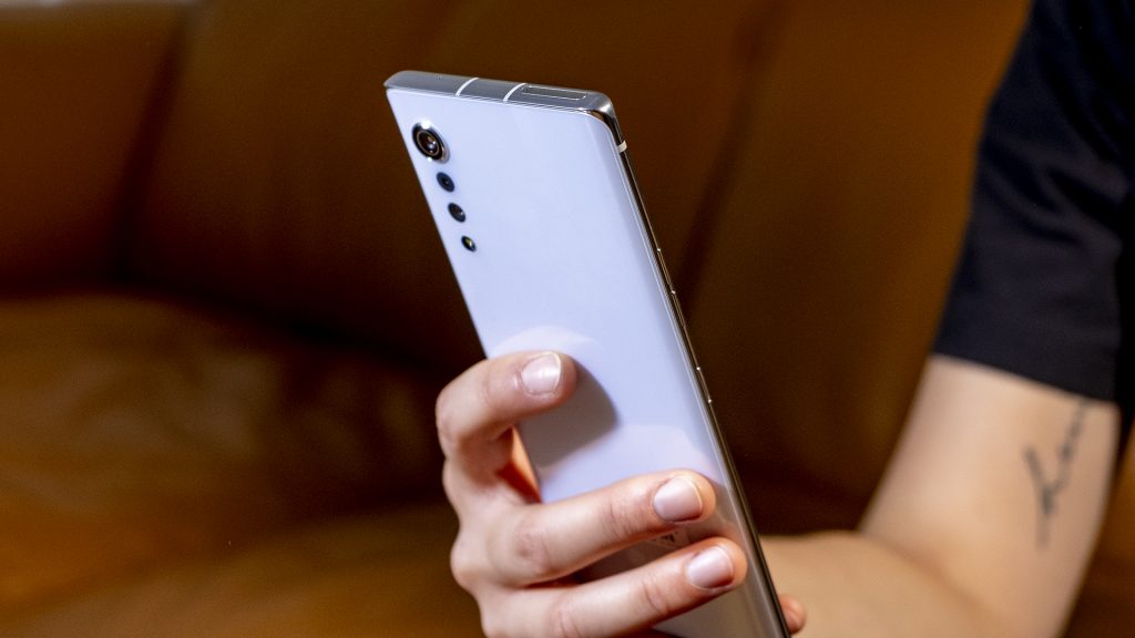 LG Velvet Smartphone handheld