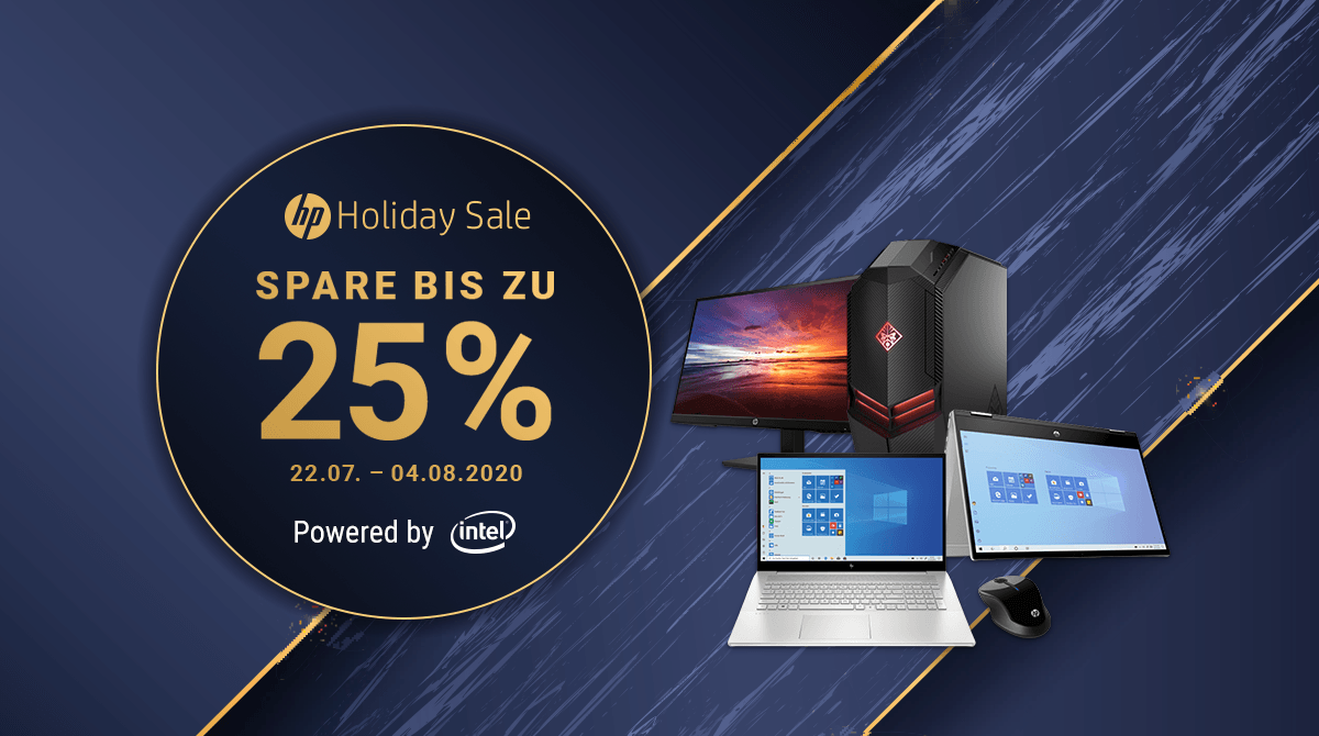 Spare bis zu 25% beim HP Holiday Sale